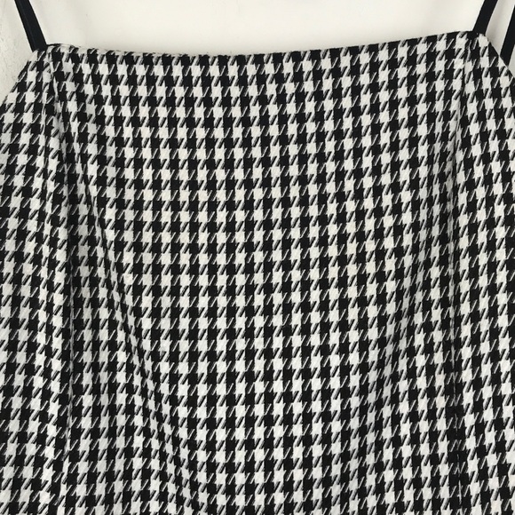 Urban Outfitters Y2K Square Neck Houndstooth Mini Dress Size‎ Medium - Picture 5 of 12
